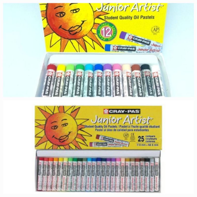 Jual Sakura Cray Pas Junior Artist Student Quality Oil Pastel Set 12 /
