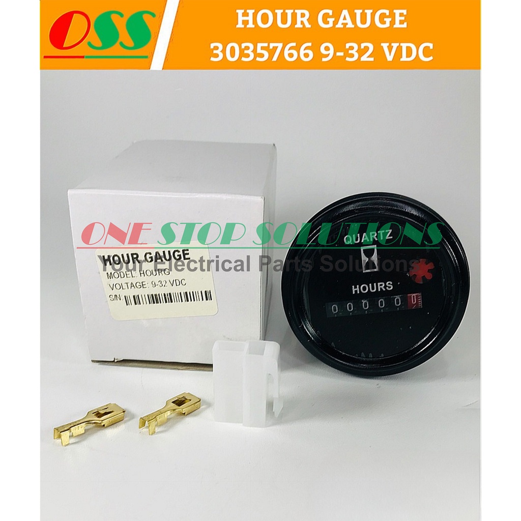 Jual HOUR GAUGE METER 932 VDC VDO HOUR GAUGE METER JAM 3035766