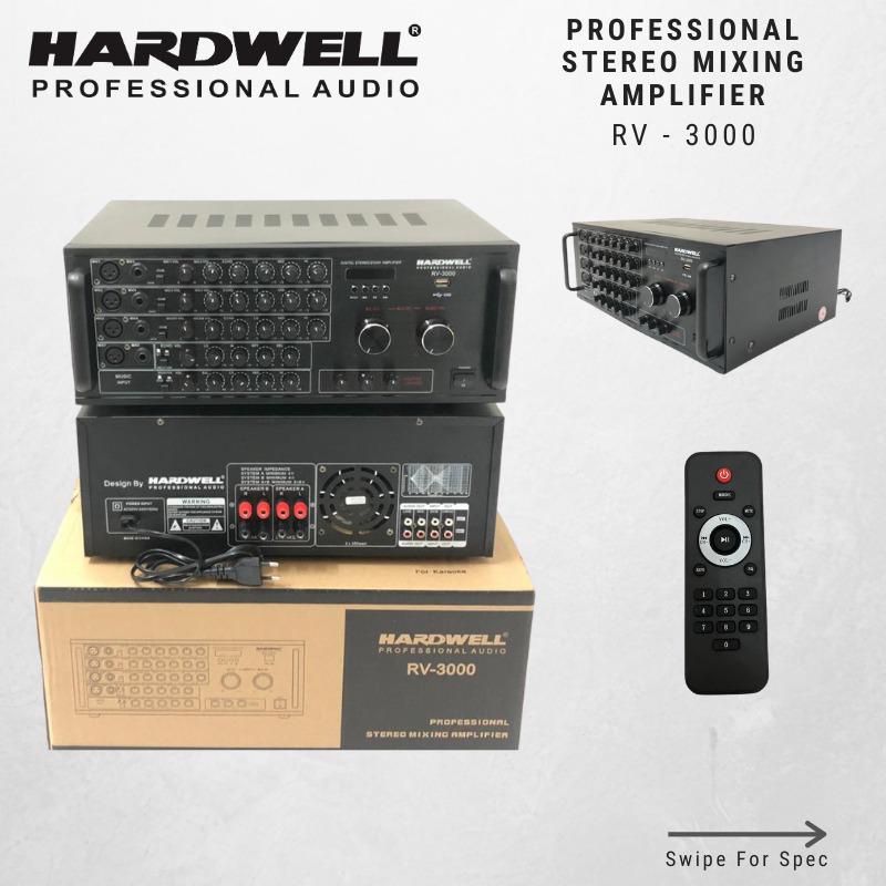 Jual AMPLI Karaoke AMPLIFIER HARDWELL RV3000 power 750 WATT RV 3000