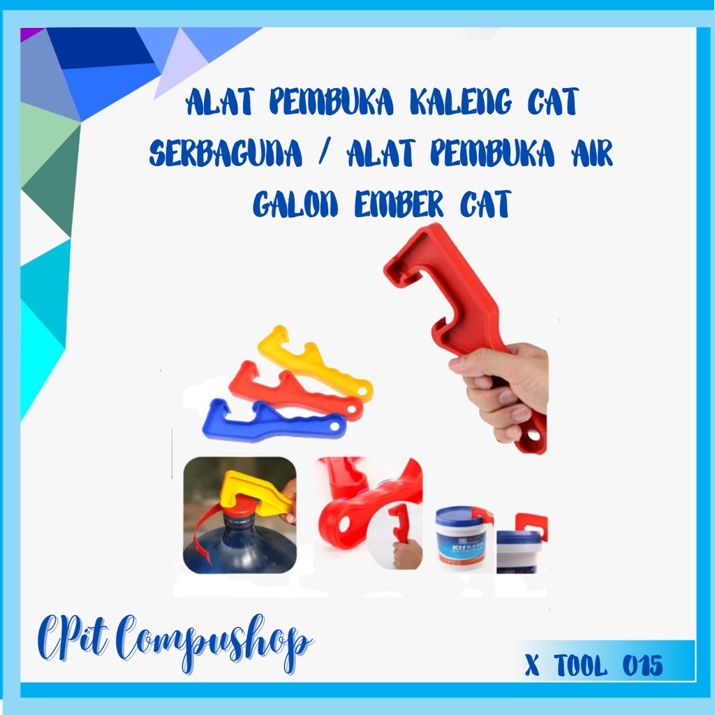 Jual Alat Pembuka Kaleng Cat Serbaguna Alat Pembuka Air Galon Ember Cat Shopee Indonesia 3447