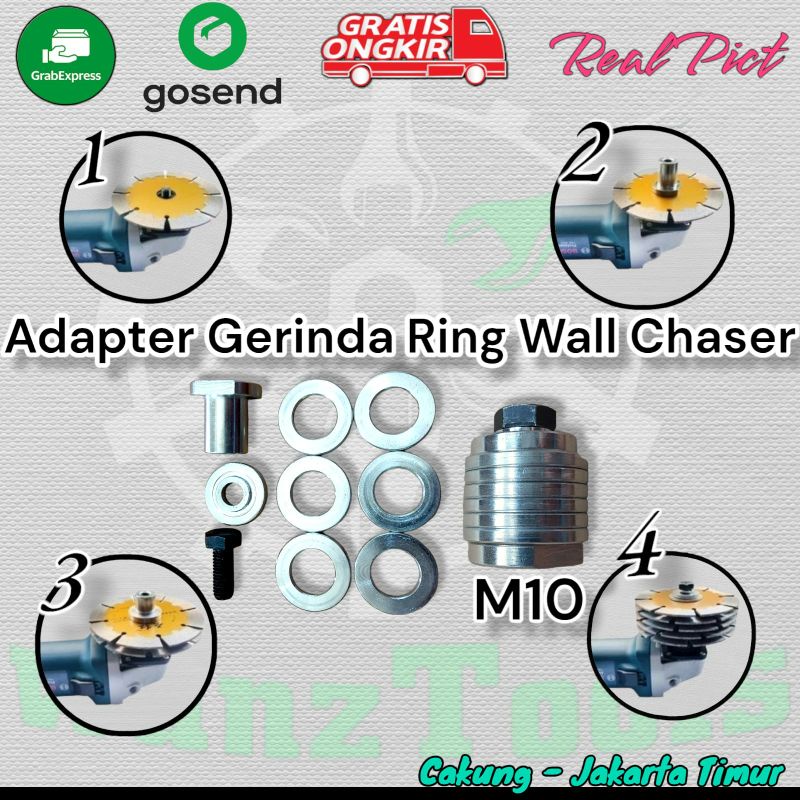 Jual Ring Adapter Gerinda Wall Chaser Ring Wall Chaser Mur Arbor Chaser Shopee Indonesia