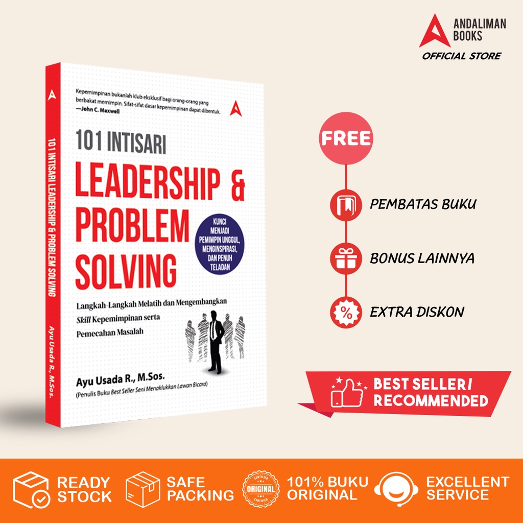 Jual BUKU MOTIVASI - 101 LEADERSHIP & PROBLEM SOLVING | Shopee Indonesia