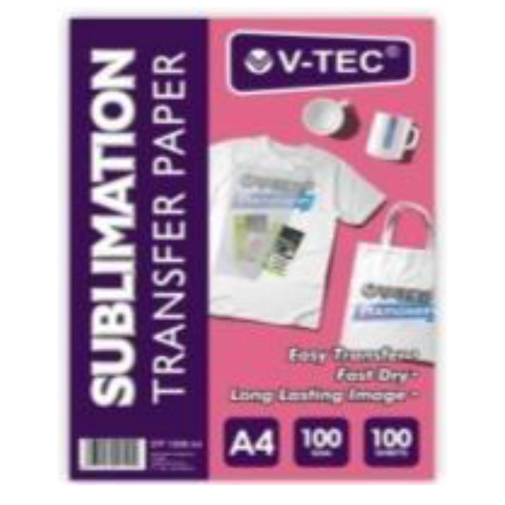 Jual V-TEC Sublimation Paper A4 100gsm Type: STP 1008 | Shopee Indonesia