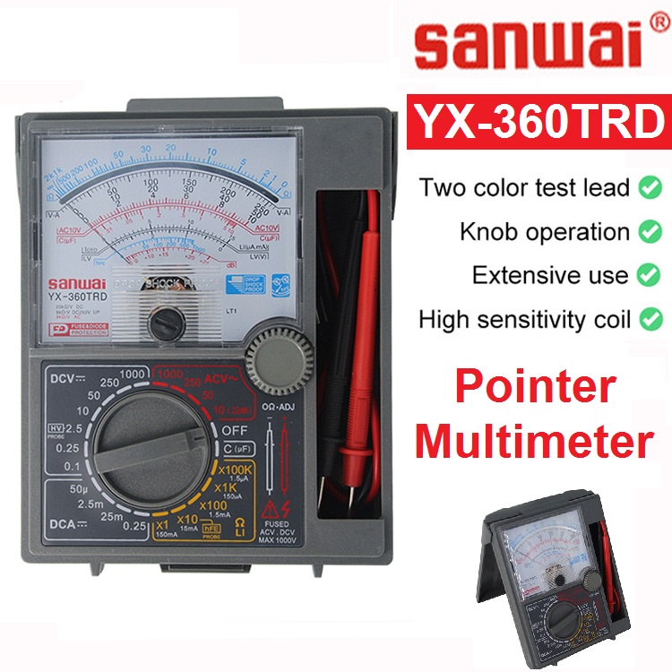 Jual Sanwai Yx 360trd Multimeter Multitester Analog Meter Fuse Diode Protection Dc Ac Test 6964