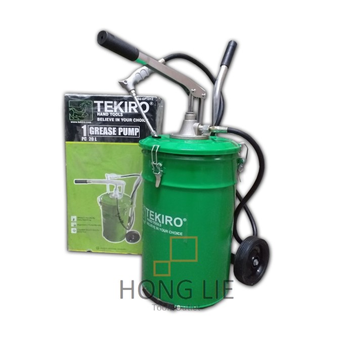Jual TEKIRO POMPA STEMPET DRUM 20L 20 LITER HAND GREASE PUMP Shopee