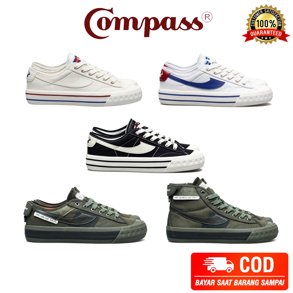 Jual Sepatu Compass Retrograde Low Original 100% | Shopee Indonesia