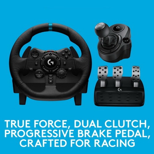 Jual Logitech G923 + Shifter Bundle Racing Steering Wheel PC PS4 PS5