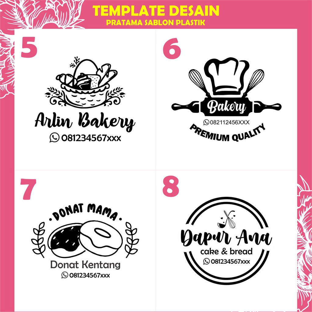 Jual Sablon Plastik Roti Opp 13x13 Minimal 500 pcs | Shopee Indonesia