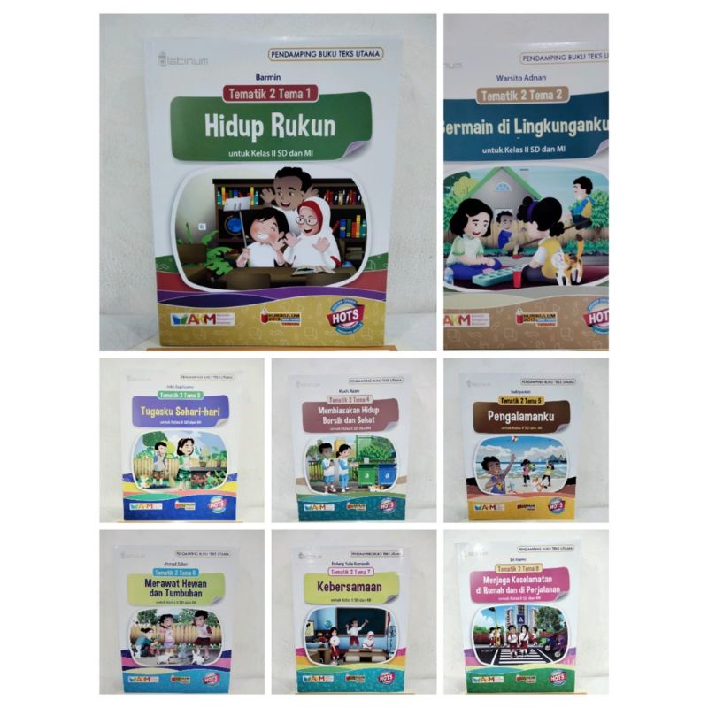 Jual Buku Tematik Sd Kelas 2 Tema 1 2 3 4 5 6 7 8 Edisi Terbaru 2022 ...