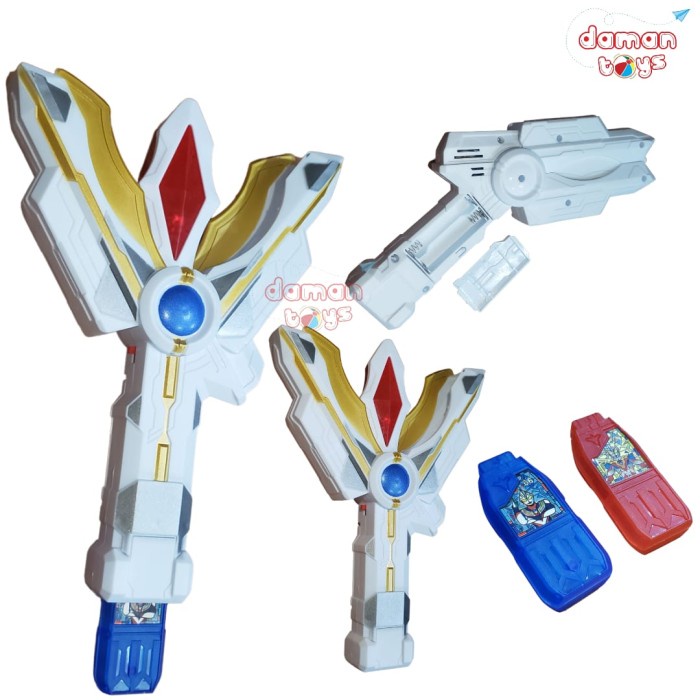 Jual mainan anak act figure triger driver alat berubah ultraman ...