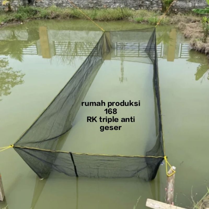 Jual Keramba Waring Ikan M X M X M Kerambah Jaring Apung Kolam Ikan Tambak Ikan Shopee