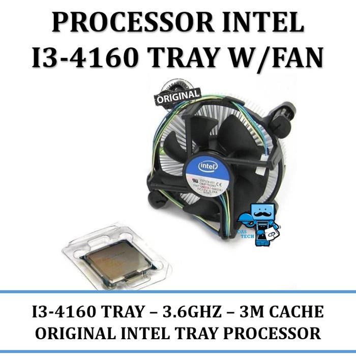 Jual Intel Core i3-4160 Processor (3M Cache, 3.60 GHz) | Shopee Indonesia