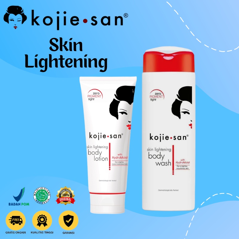 Jual Laamiahijab Part 2 KOJIE SAN Skin Lightening Body Lotion Body Wash with Hydromoist 200ml