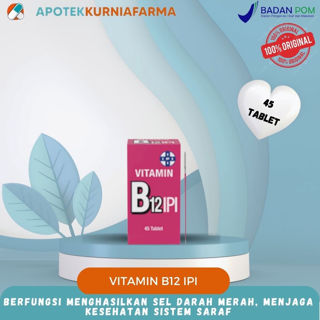 Jual Vitamin B12 IPI (ISI 45 TABLET) | Shopee Indonesia