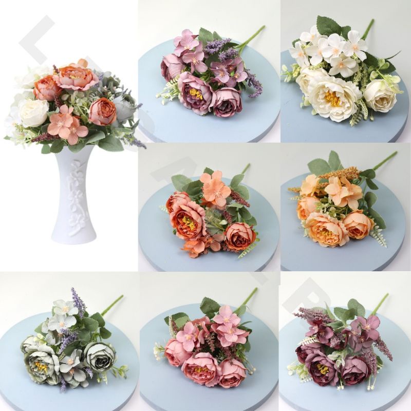 Jual Topper Kue Artificial Flowers, Hiasan Bunga Palsu, Hiasan Kue ...