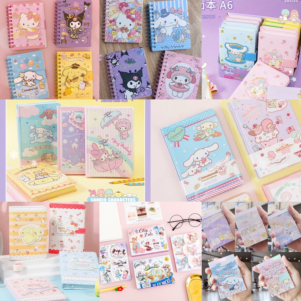 Jual Notebook / Notes / Buku Tulis Sanrio, HK, Cinnamoroll, Little Twin ...