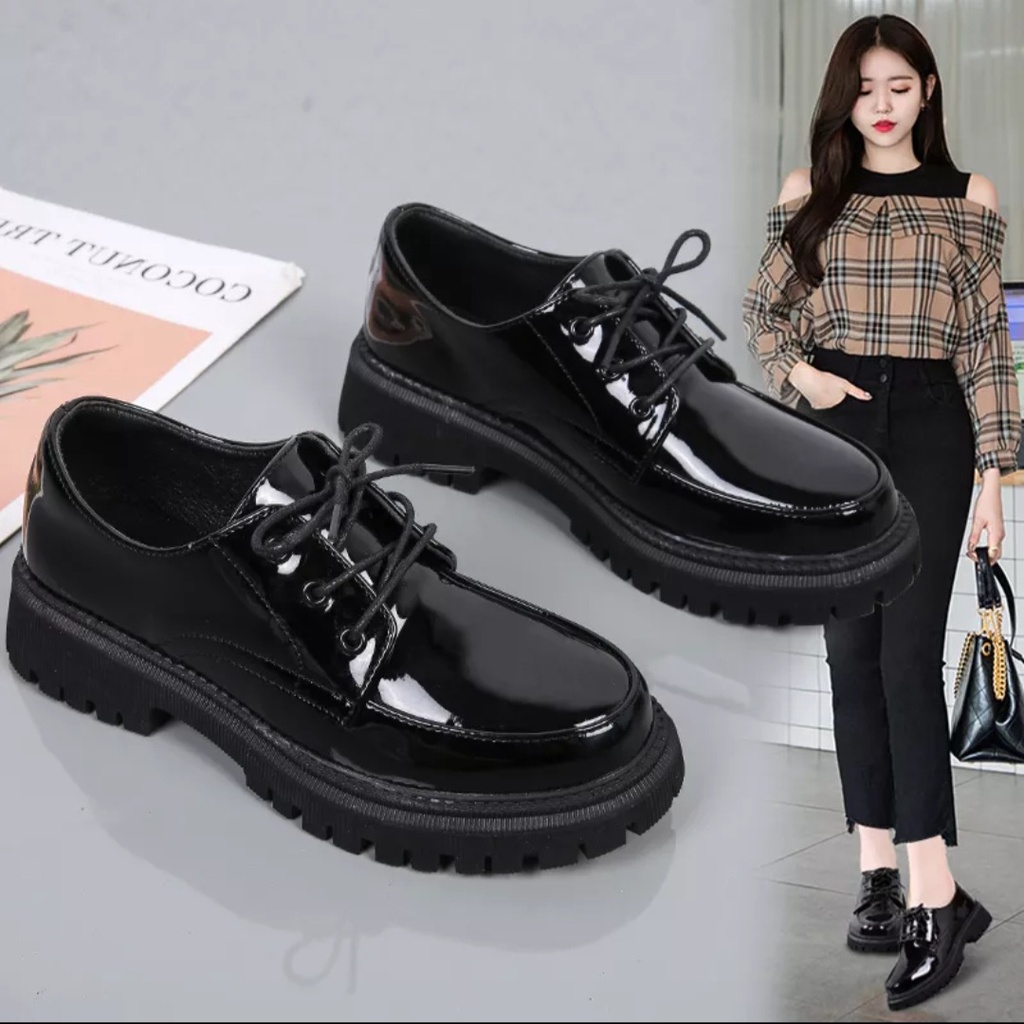 Jual SEPATU DOCMART WANITA PLATFORM MARY JANES PREPPY 06 | Shopee Indonesia