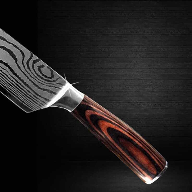 Jual Xituo Set Pisau Dapur Super Tajam Damascus Pattern Stainless Steel ...