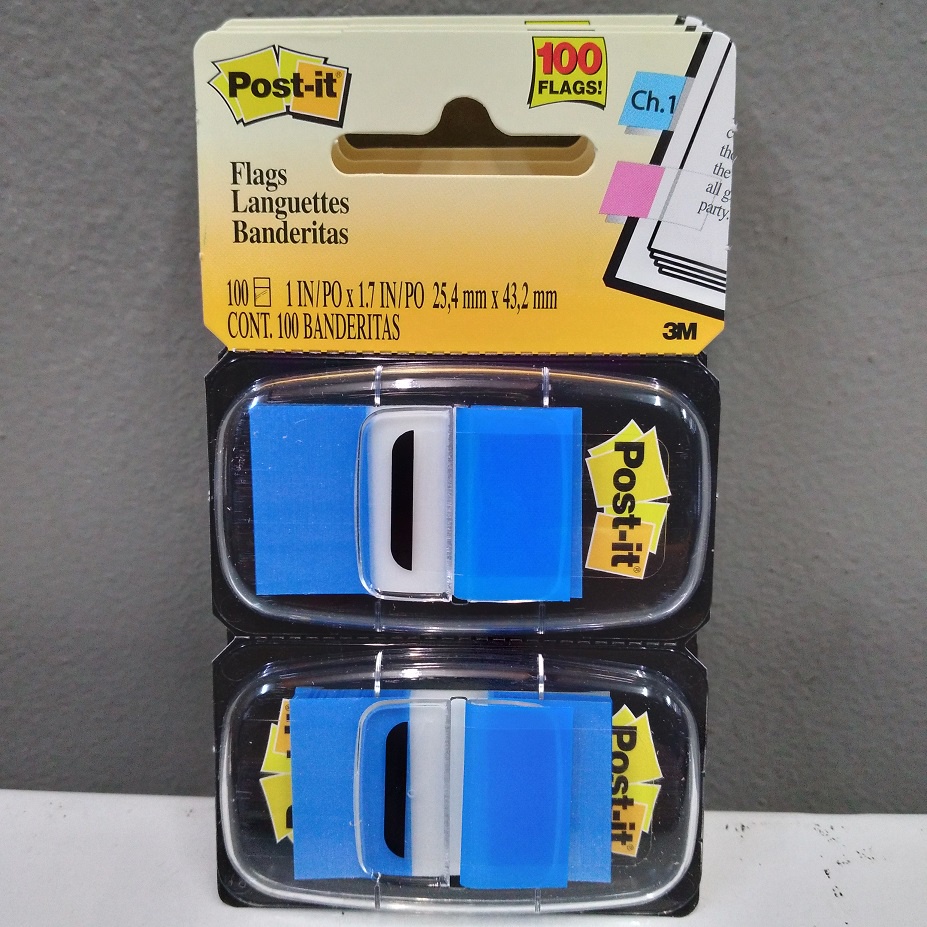 Jual 3M Post It Flags 680-BE2 isi 2 pad 100 lembar | Shopee Indonesia