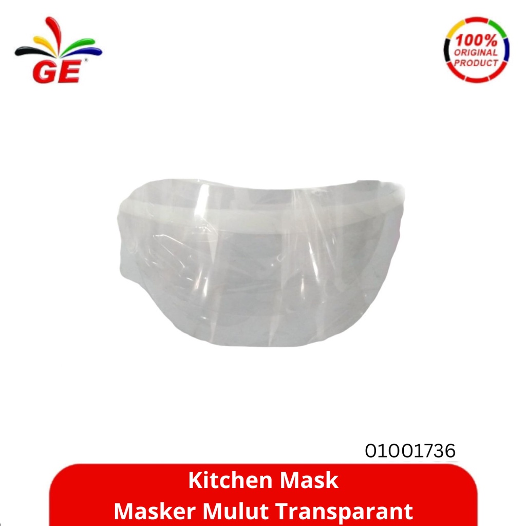 Jual GE - Kitchen Mask Masker Mulut Transparant 01001736 | Shopee Indonesia