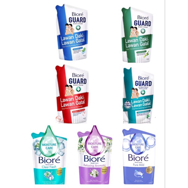 Jual Biore Guard Antibacterial Body Foam 400ml | 450ml | Shopee Indonesia