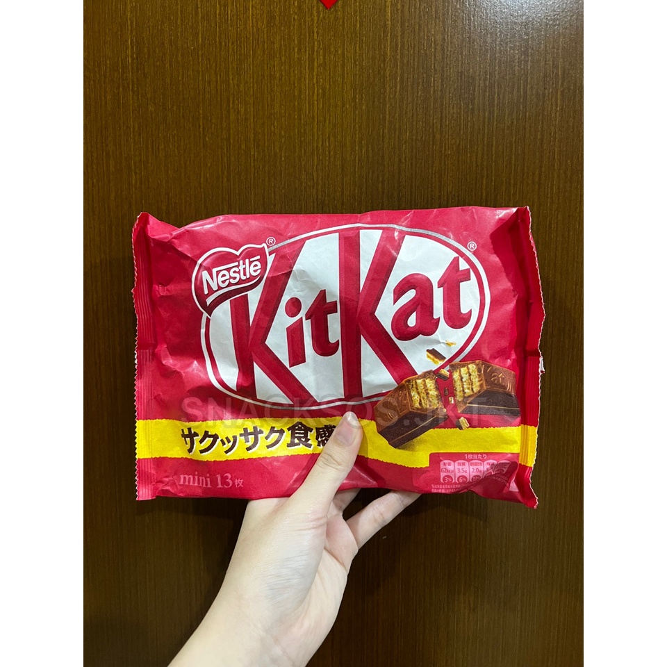 Jual KITKAT MINI DARK CHOCOLATE MATCHA / ORIGINAL / KITKAT MILO ...