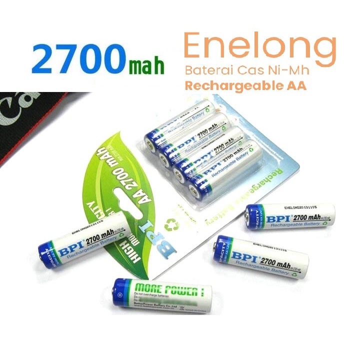 Jual Enelong Baterai Cas Battery Charge Nimh Aaa Aa 900 2100 2400 2700