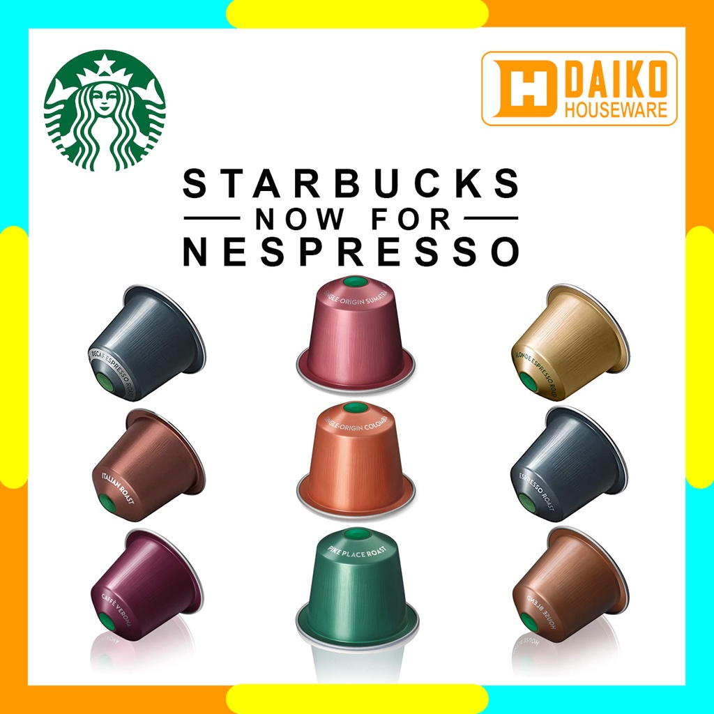Starbucks Cápsulas Nespresso, Café Espresso Roast y Veron