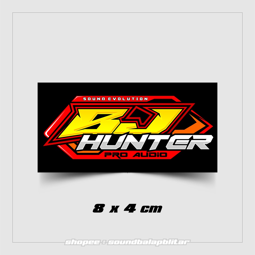 Jual Stiker BJ Hunter New Vynil Anti Air Bijian | Shopee Indonesia