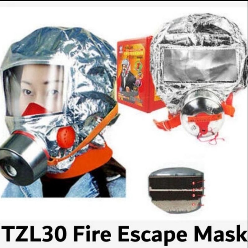 Jual Fire Escape mask / Masker darurat kebakaran original murah ...