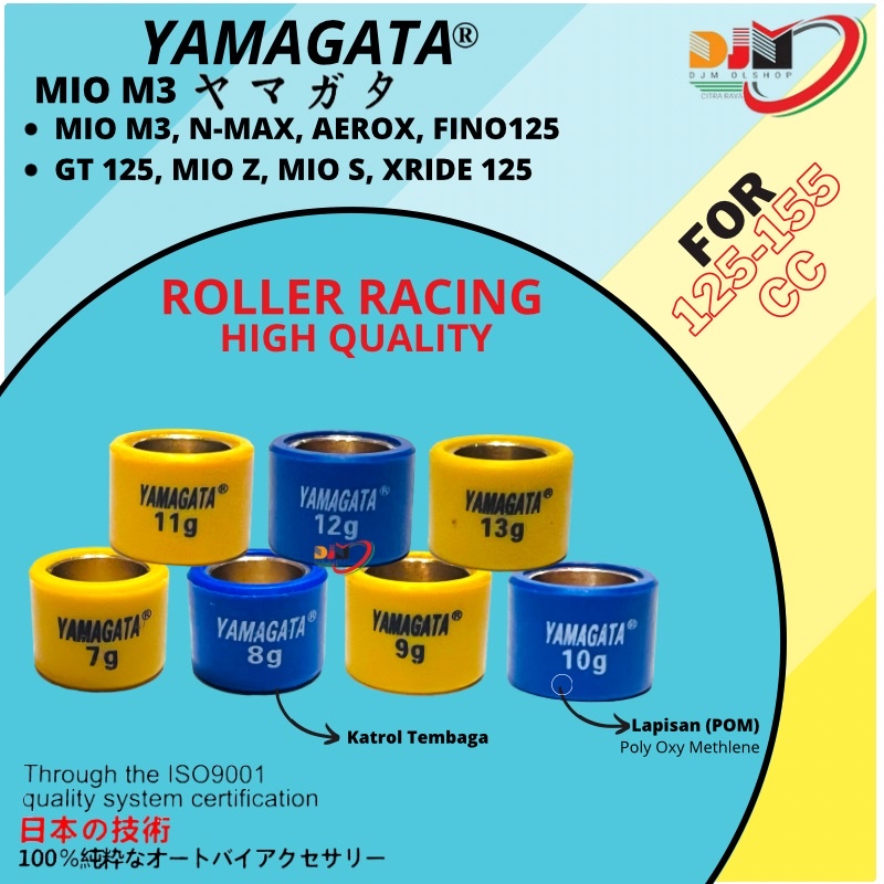 Jual Roller Racing Yamagata Original AEROX LEXI NMAX XEON RC MIO M3 8gr