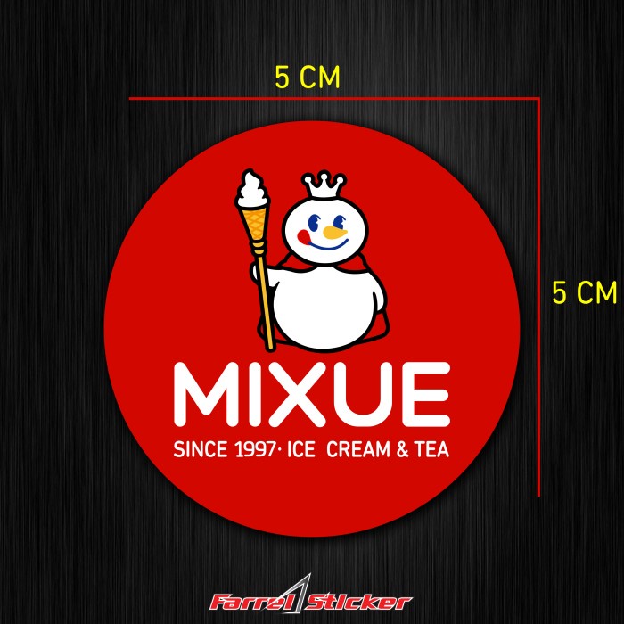 Jual STICKER MIXUE STIKER TULISAN MIXUE & TEA 1997 - kotak | Shopee ...