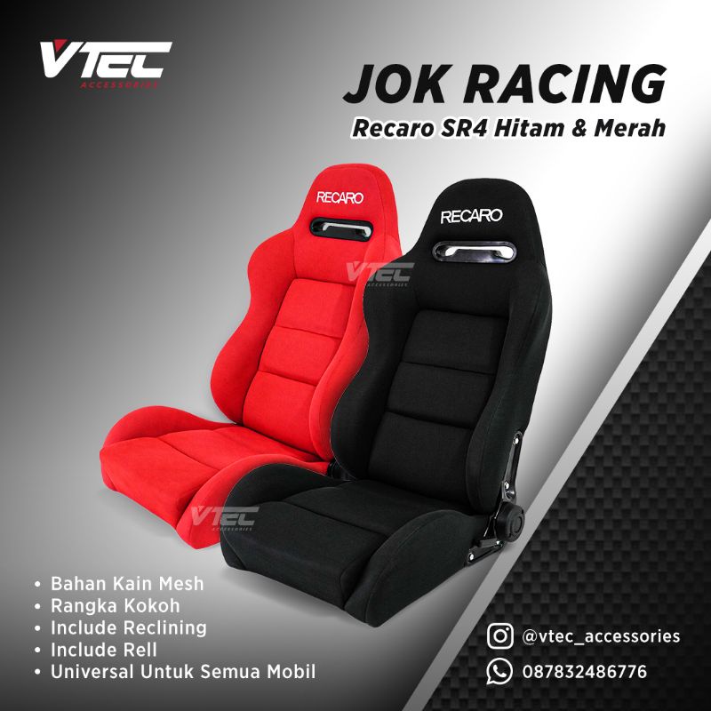 Jual Jok Racing Recaro SR4 | Shopee Indonesia
