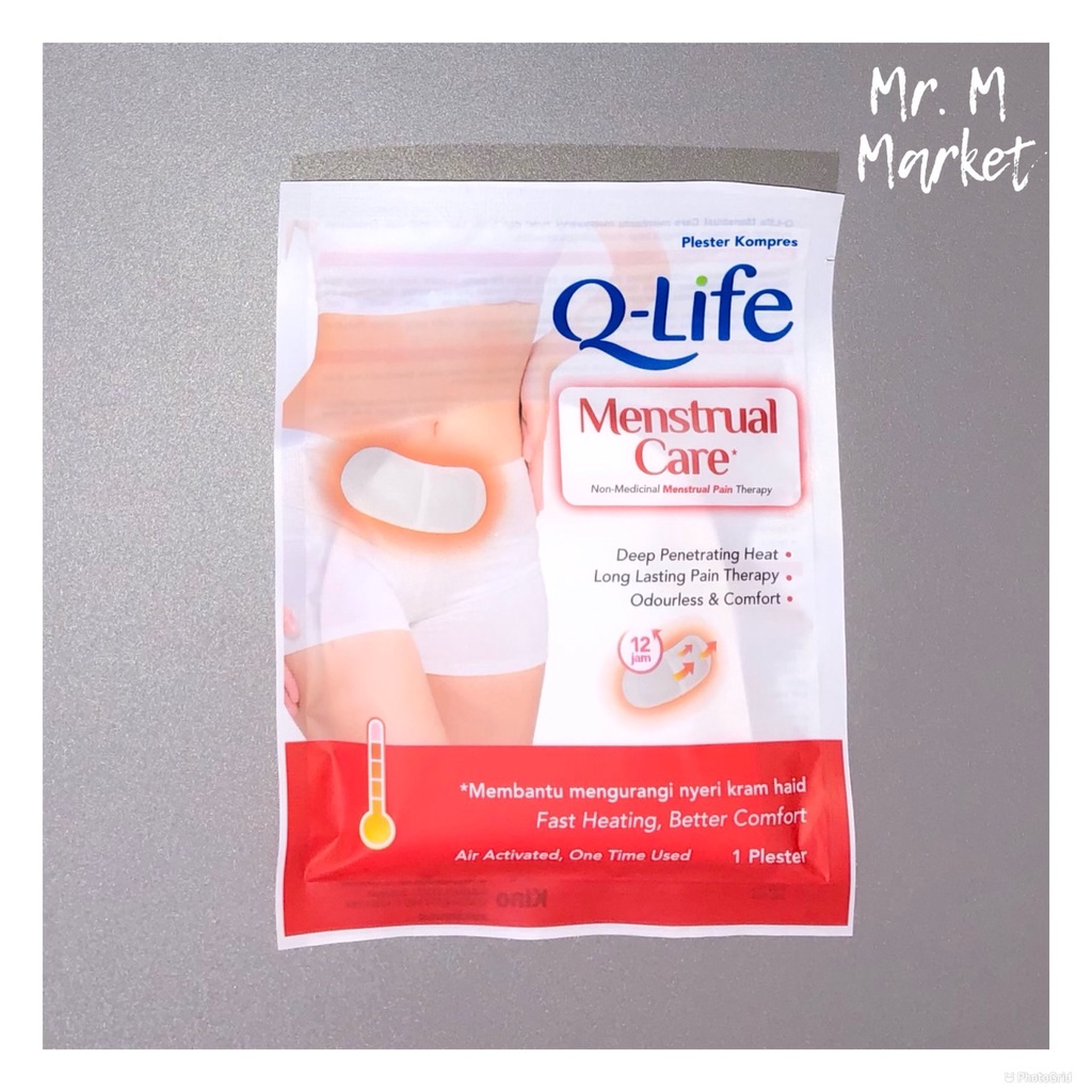 Jual Q-Life Menstrual Care Patch Pain Relief / Pereda Nyeri Haid ...