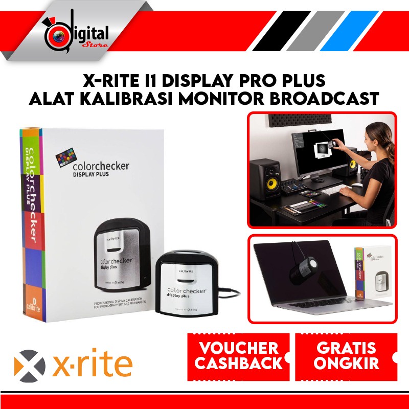 Jual X-Rite i1 Display Pro PLUS - Xrite Alat Kalibrasi Monitor ...