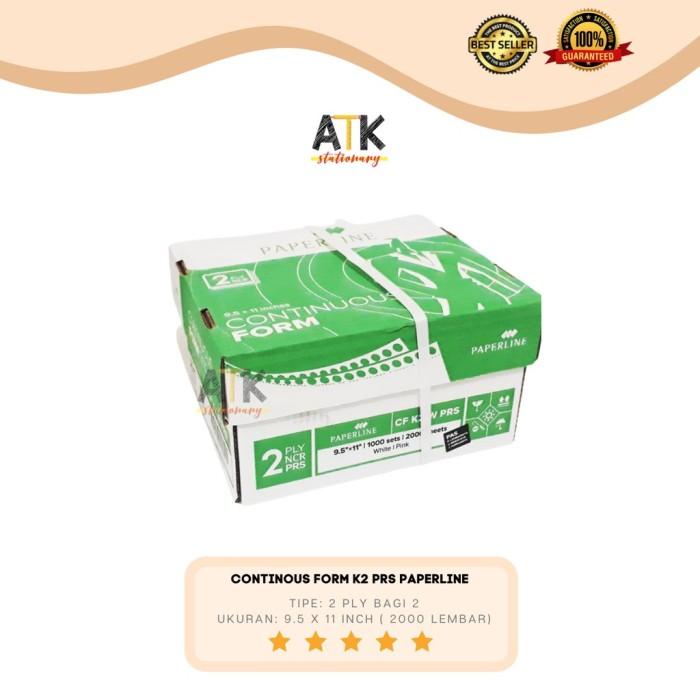 Jual B Continous form 9.5 X11 K2 PRS 2 Rangkap Sinar Dunia PaperLine ...