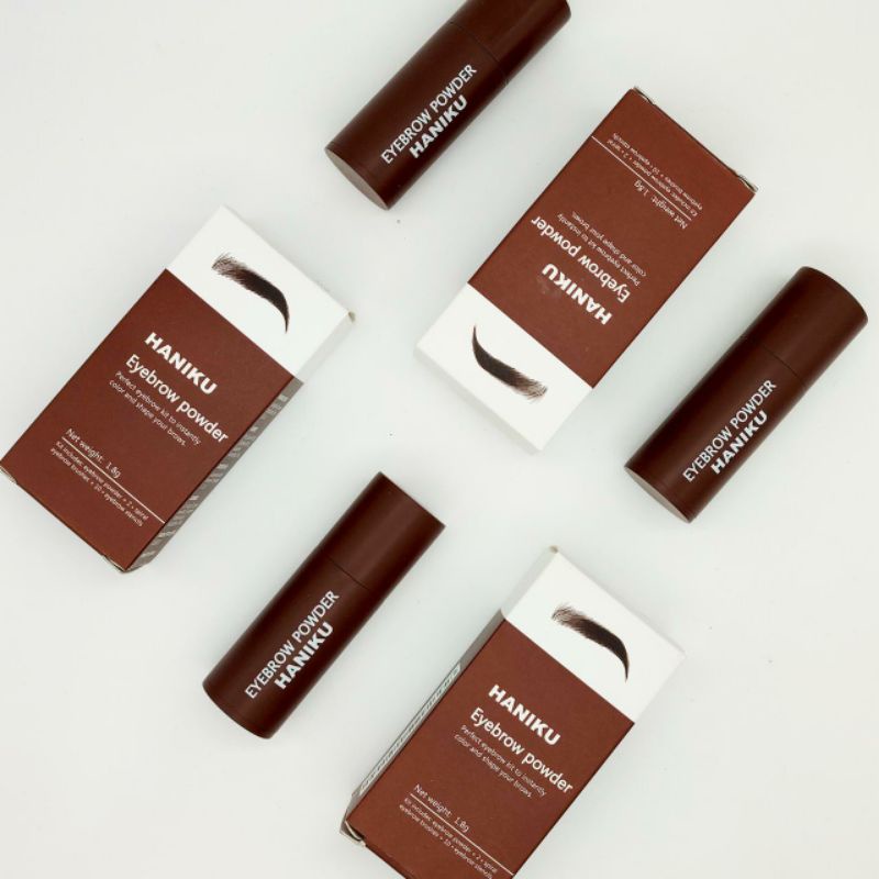 Jual ( PERPC ) Haniku eyebrow powder stamp sikat alis Bubuk / ISS ...