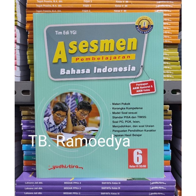 Jual Buku Asesmen Pembelajaran Bahasa Indonesia untuk SD/MI kelas VI ...