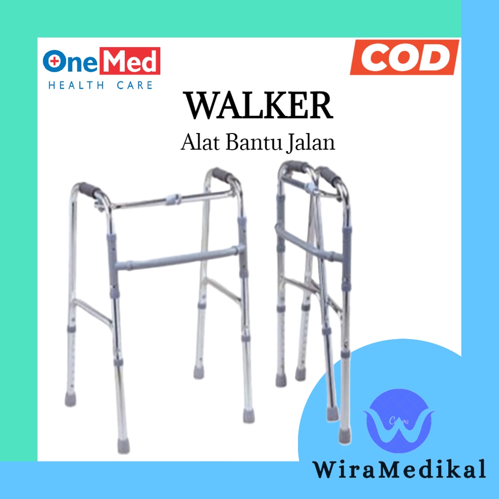 Jual Alat Bantu Jalan Walker Deluxe Onemed Shopee Indonesia