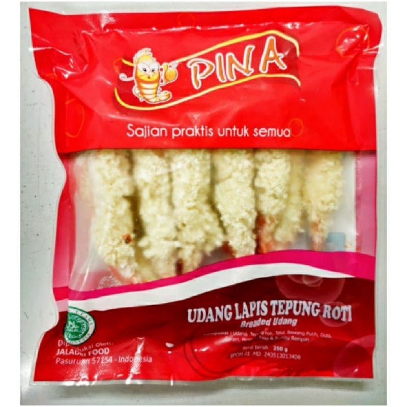 Jual PINA/PIPI frozen food udang lapis roti 250gr | Shopee Indonesia