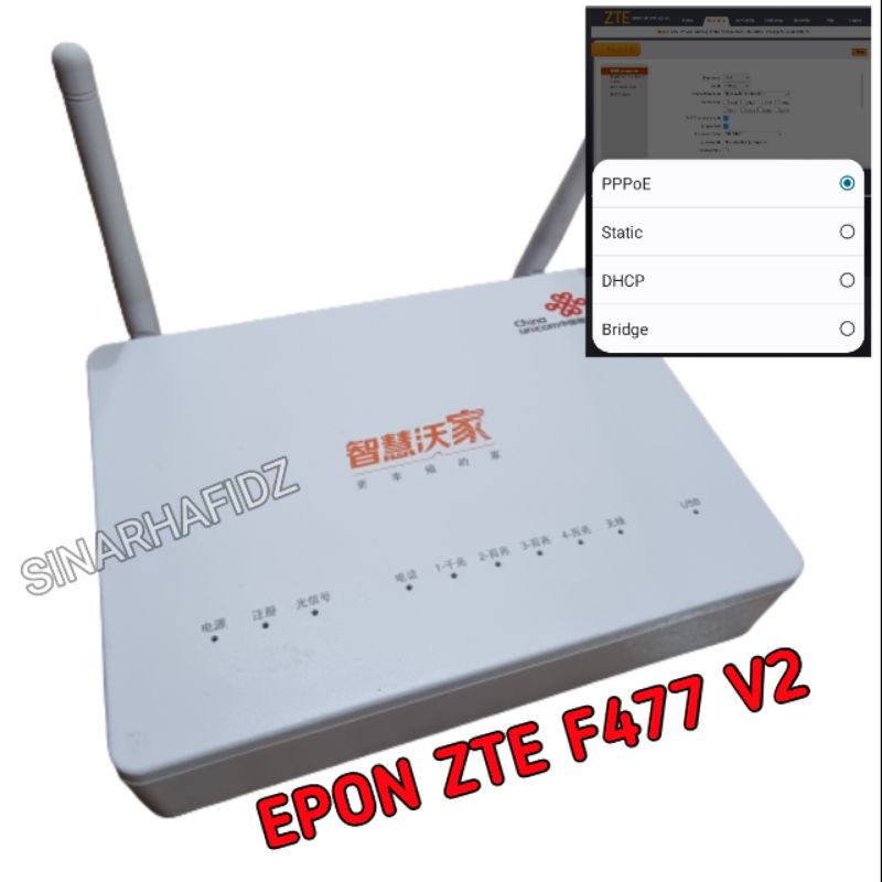 Jual EPON ZTE 477 V2 ONT MODEM | Shopee Indonesia