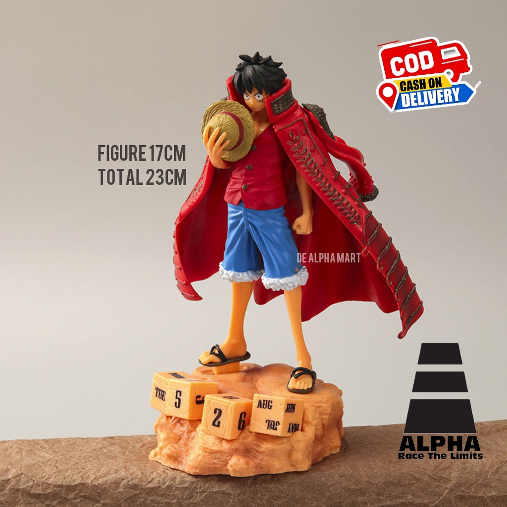 Jual ACTION FIGURE MONKEY D LUFFY JUBAH KALENDER ONE PIECE | Shopee ...