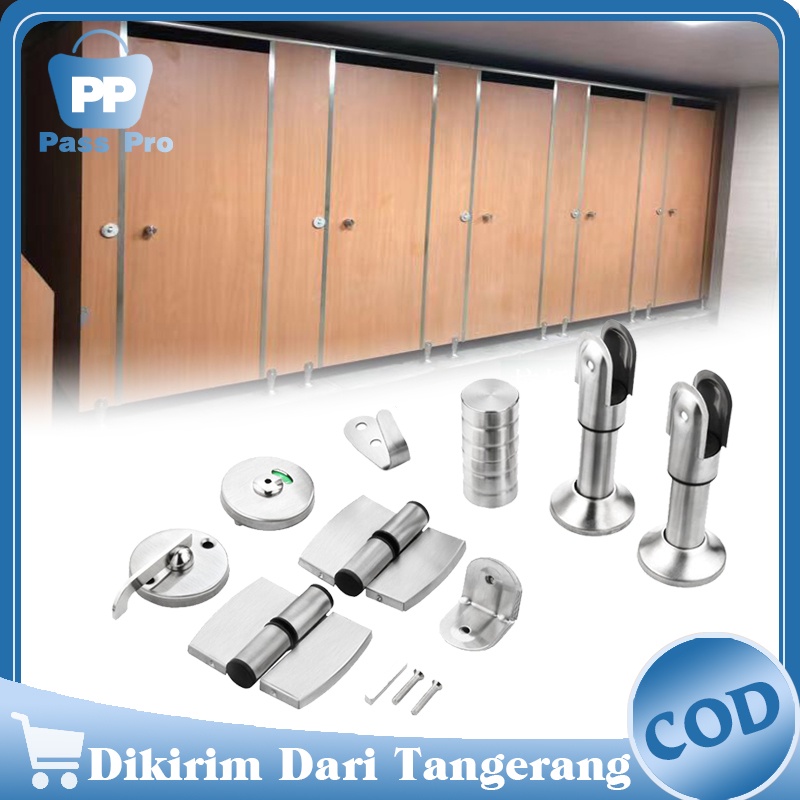 Jual 1 Set Partisi Toilet Wc Stainless Kaki Partisi Dan Engsel Toilet ...