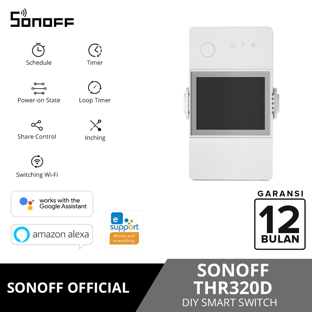 Jual SONOFF-Touch-TX-T3-US-2Gang-Wi-Fi-RF-433Mhz-Wall-Touch-Smart-Switch  Harga Terbaik & Termurah Februari 2024