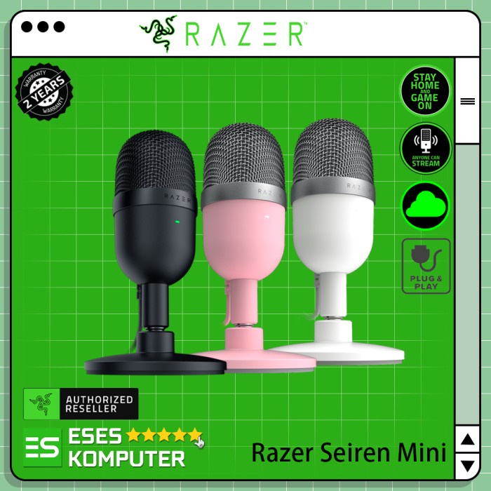 Jual BEST -Microphone RAZER Seiren Mini | Professional USB Condenser ...