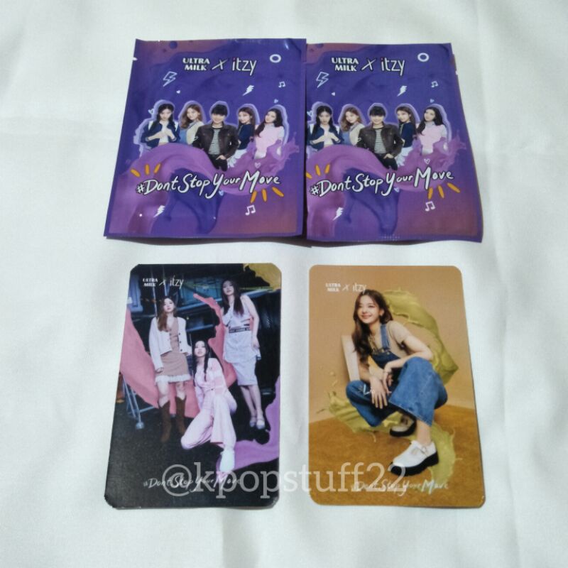 Jual Itzy X Ultra Milk Photocard Lia Unit Lia Yuna Yeji Shopee