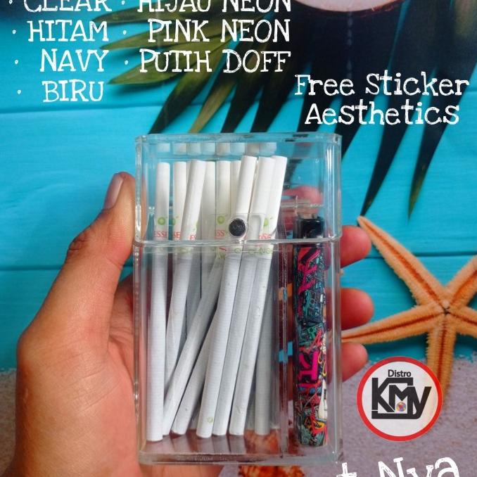 Jual Tempat Rokok / Kotak Rokok Akrilik / Box Rokok / Penyimpanan Rokok ...