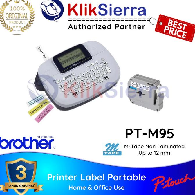Jual BROTHER Label Printer PTouch PTM95 Portable Handy Label Maker