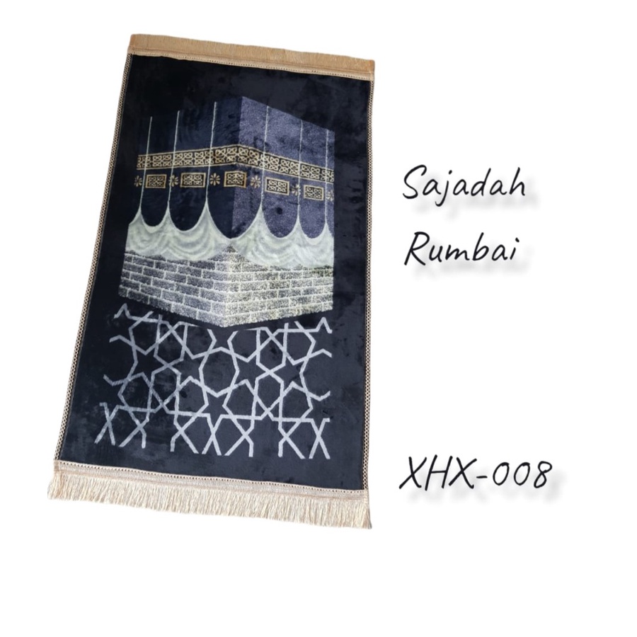 Jual sajadah turki sajadah turkey kiswah rumbai tebal besar nyaman ...