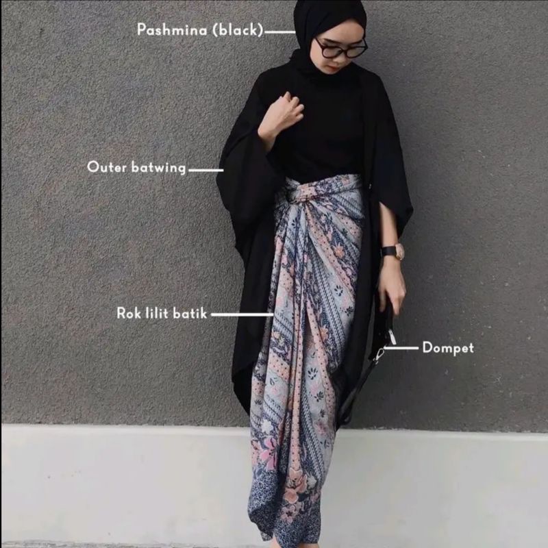 Kebayashopp rok lilit batik wanita/rok lilit serut/rok lilit murah/rok  lilit kebaya free ring